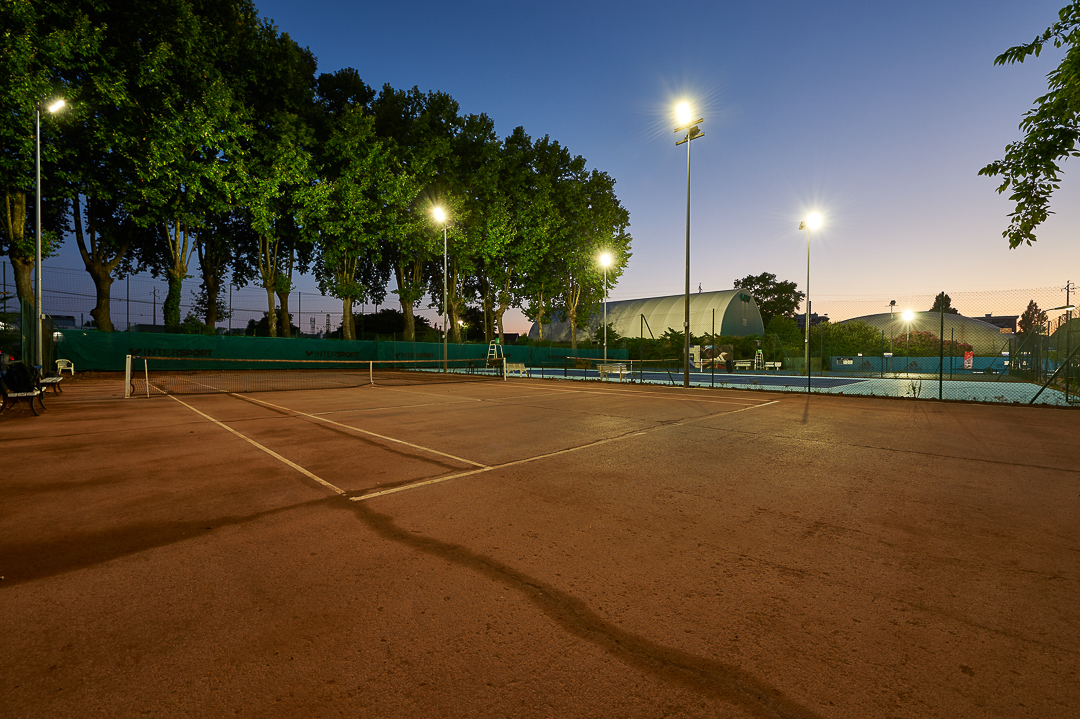 renovation eclairage electrique tennis club bordeaux cauderan-ideaelec-electricite generale